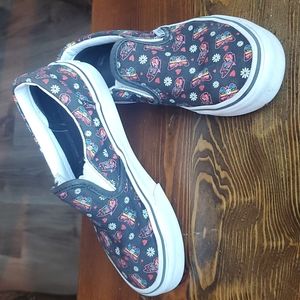 Little girls slip on Van's size 1.5